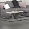 Napoli Coffee Table by Inspire w/ Faux Marble Top - Light Grey