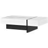 Modern Rectangular High Gloss Surface Coffee Table by Orien Home