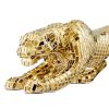 Mosaic Gold Panther Sculpture by Finesse Decor
