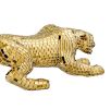 Mosaic Gold Panther Sculpture by Finesse Decor