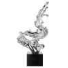 Breaker Wave Sculpture // Chrome, 24" tall