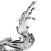 Breaker Wave Sculpture // Chrome, 24" tall