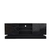 Modern Stylish TV stand w/ Color Changing LED Lights by yeah Depot (Black)