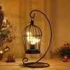 Vintage Metal Hollow Birdcage Hanging Lanterns