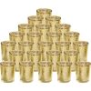 Gold Mercury Glass Votive Tealight Candle Holders (Set of 24)