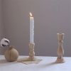 Wooden Candlestick Holders for Pillar Candles