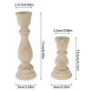 Wooden Candlestick Holders for Pillar Candles