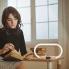 Wireless Charging LED Desk Lamp with Clock