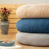 Solid Color Yoga Seat Pillow for Meditation - Blue