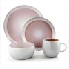 Elama Mocha Mauve 16-Piece Stoneware Dinnerware Set