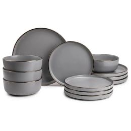 Thyme & Table Ava Stoneware Dinnerware Set - 12 Piece