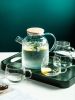 1.8L Borosilicate Heat-Resistant Clear Glass Teapot