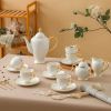 European Luxury Bone China Coffee Set