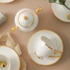European Luxury Bone China Coffee Set