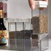 Four-Grid Kitchen Seasoning Box Canister Set