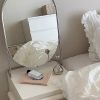 Rotating Oval Makeup Mirror w/ Metal Stand