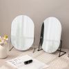 Rotating Oval Makeup Mirror w/ Metal Stand