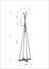 Reclaimed Wood & Metal Freestanding Coat Rack w/ Hooks by Yeah Depot
