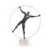Ring Man Sculpture // Matte Black by Finesse Decor