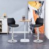 Celestial Heights Adjustable - Set of Two Barstools // Black