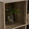 Mainstays 8-Cube Storage Organizer, Rustic Brown