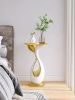 Modern Morocco Luxurious Gold/White  Side Table