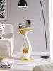 Modern Morocco Luxurious Gold/White  Side Table