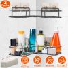 Wall Mounted Corner Shower Caddy Shelves (Set of 2 )