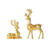 Origami Elk Resin Deer Statues for Home Decoration
