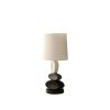 Coastal Como 19" Modern Stacked Tablets Metal Table Lamp