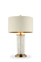 28.75-Inch Pluviam Crystal Table Lamp
