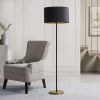 Hunts Gold/Black Metal Floor Lamp