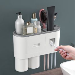 Automatic Wall Mount Toothbrush Holder Rack