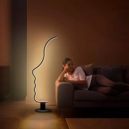 Modern RGBW Profile Face Floor Lamp w/  Remote Control