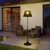 Outdoor Solar Powered Floor Lamp - Dimmable RGB LED
