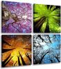 Modern Giclees Stretched and Framed - 4 Panels Canvas Wall Art