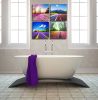 Tulip Lavender Field Colorful Flowers Canvas Giclee Prints