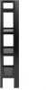 Black Winsome Wood Terry Folding Bookshelf