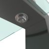 2-layer Tempered Glass Rectangular Console Table