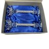 Ambrose Exquisite 2-Piece Silver Candle Holders