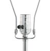 ACME Modern Table Lamp in Mirrored & Faux Diamonds