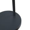 Bristol Arched Metal Floor Lamp w/ Frosted Glass Shade