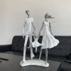 Nordic Creative Abstract Resin Family Figurines
