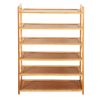 Stylish Bamboo 6-Tier Entryway Shoe Rack