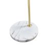 Auburn Arched Floor Lamp with Marble Base