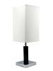 Brown Square Wooden Table Lamp - 26"H (1PC)