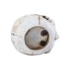Antique Halloween Skull Tealight Candle Holder