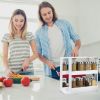 360° Swivel Cabinet Organizer// Revolving Kitchen Rack & Spice Holder