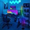 Modern  RGB Ripple Floor Lamp w/ Remote Control