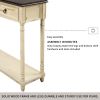 TREXM Console Table w/  Drawers and Long Shelf by Yeah Depot (Beige)